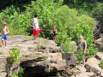 Barbara Crozzer Flag Falls